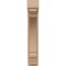 Ekena Millwork 3"W x 6"D x 18"H Thin Warren Rough Cedar Woodgrain TimberThane Corbel, Primed Tan CORUR03X06X18WARRCPR - alternate 2